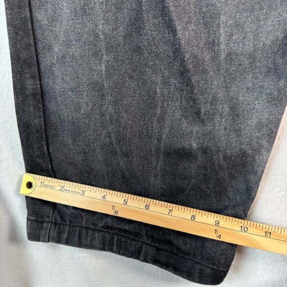 P Miller Jeans Mens Black 40 Straight Leg High Rise Dark Wash - Picture 10 of 14